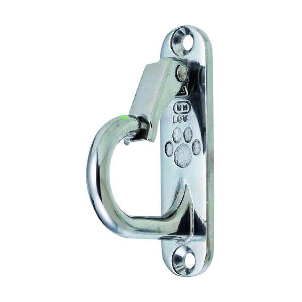 ステンレス ラブフック 平面用 全長80mm A-2671 1個