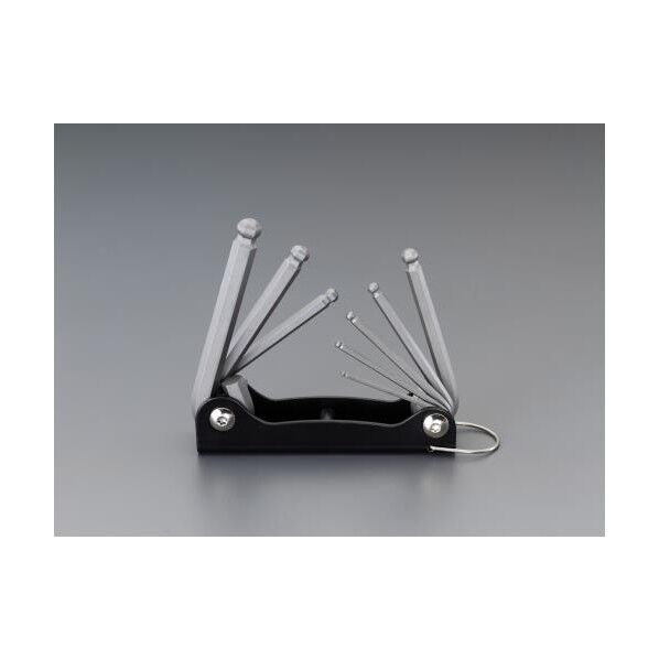 2.5-10mm/8本組 [Ball Hex]キーレンチ(折畳式)