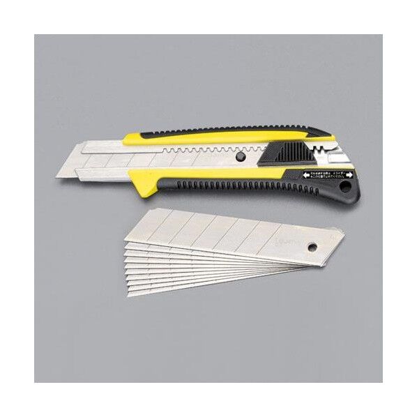 190mm カッターナイフ(替刃10枚付セット) EA589AT-227