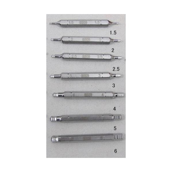 4.0mmx 65mm[Hexagon]ドライバービット EA611LC-4 1