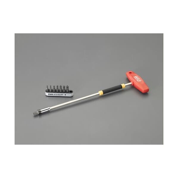 エスコ(esco) 8本組 T型ビットホルダーセット(早回し付) EA611BT-104