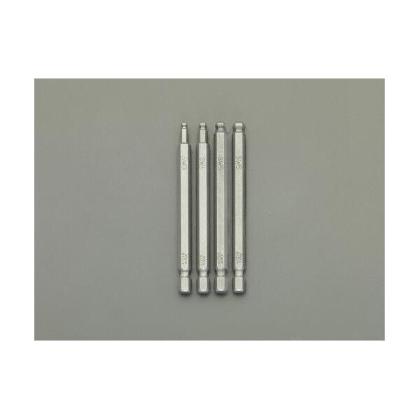 4本組 [Ball-Hex]ドライバービット