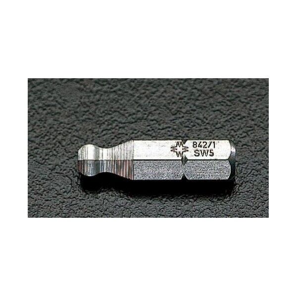 2.5x25mm[Ball Hex]ドライバービット(10本) EA611GN-452 1