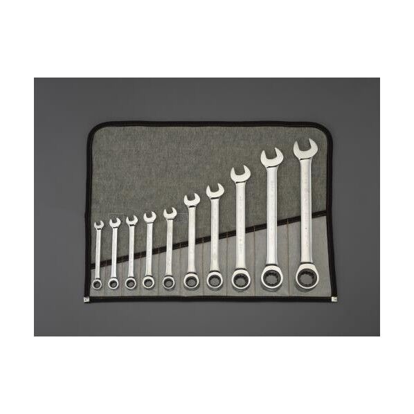 10本組 コンビネーションギアレンチ EA614DA-2 1