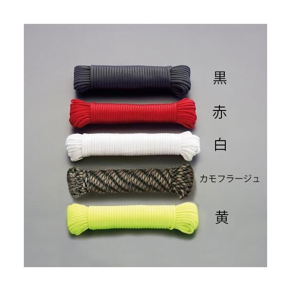 φ4.0mmx 15.2m パラシュートコード(黒)