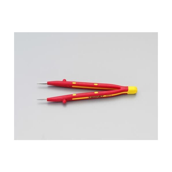 142mm 絶縁ピンセット(ストレート) EA640GR-4 1