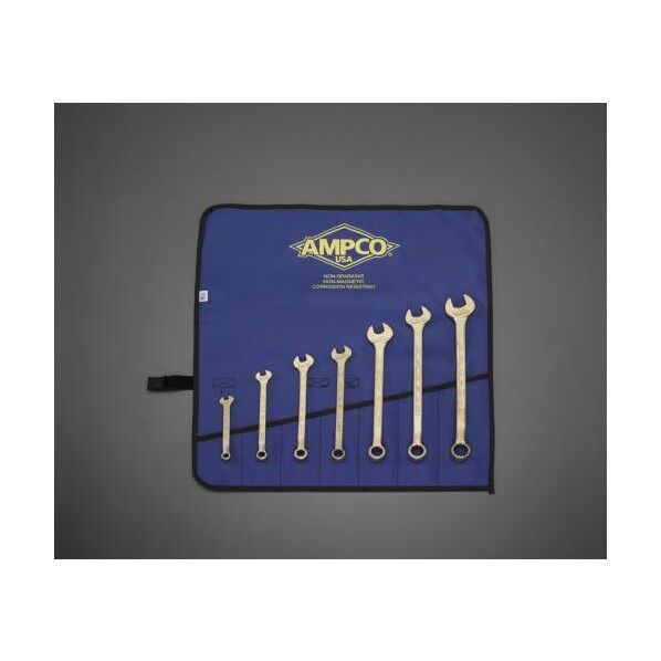 7丁組 片目片口スパナ(メトリック・ノンスパーキング) EA642LC-107 1