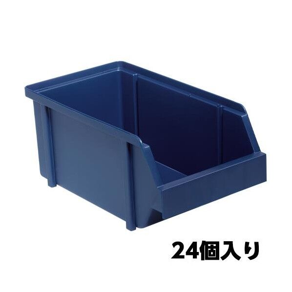 125x228x101mm パーツトレー(重ね置型･青/24個)