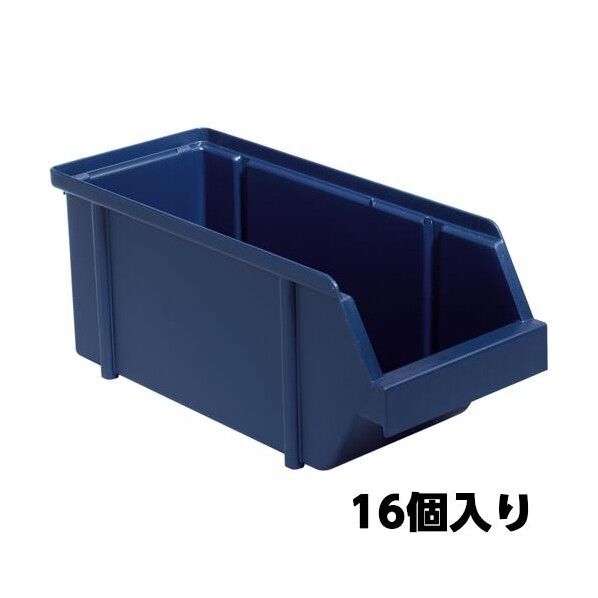 125x300x126mm パーツトレー(重ね置型・青/16個)