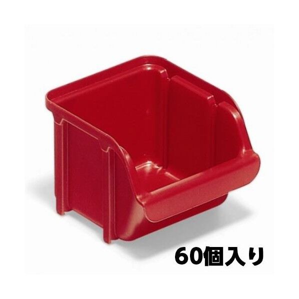 103x115x 74mm パーツトレー(重ね置型･赤/60個)
