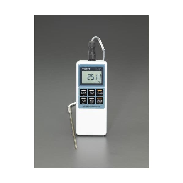 エスコ 0° /+200℃ 高精度デジタル温度計セット EA701SE-31