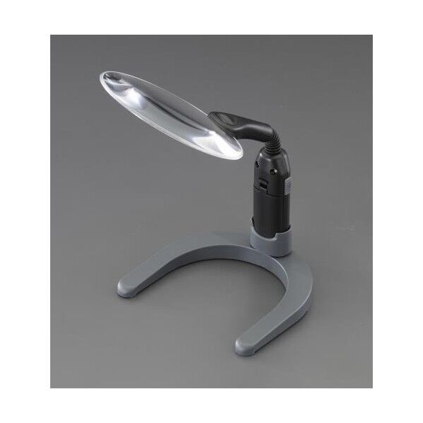 x2.0/φ130mm スタンド型ルーペ(LEDライト付)