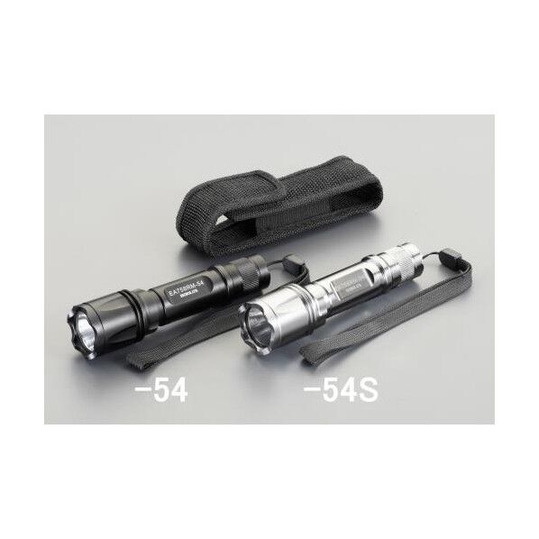 [単3x1本] フラッシュライト/LED(シルバー) EA758RM-54S 1