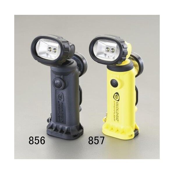 [充電池セット]フラッシュライト/LED(首振・マグネット付・黒 EA758SD-856 1