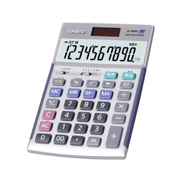 10桁 計算機(検算機能付) EA761GA-121 1