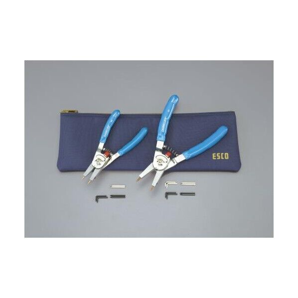 2本組 スナップリングプライヤー(内外兼用) EA590M-20 1