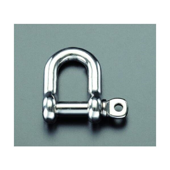 540kg D型シャックル(ステンレス製)