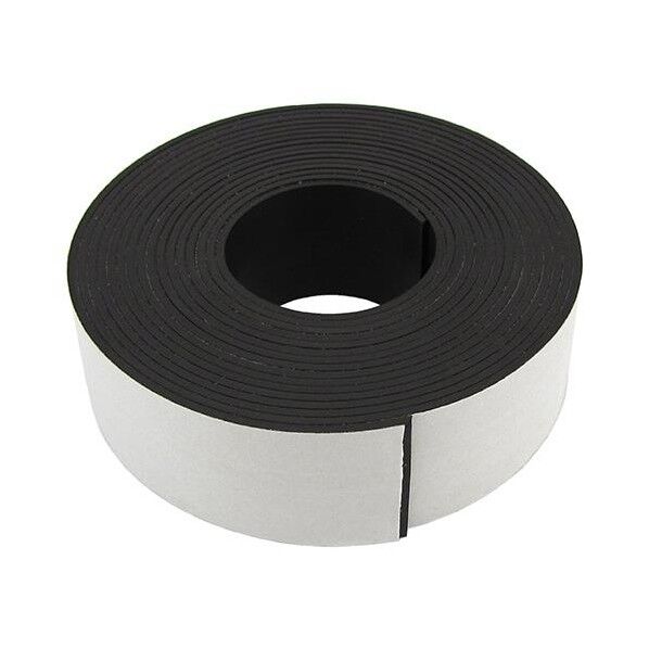 25mmx 3 m マグネットテープ(粘着付)