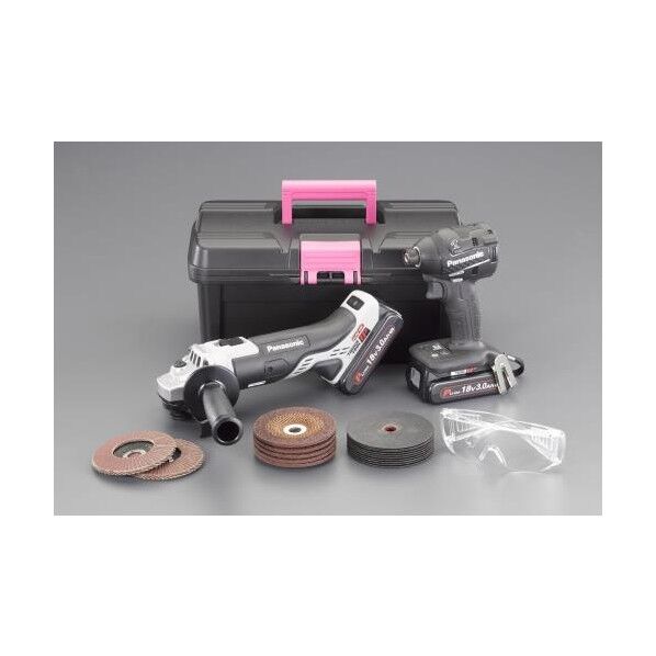 DC  18Vインパクトドライバー・グラインダーセット(充電式) EA813PA-211 1