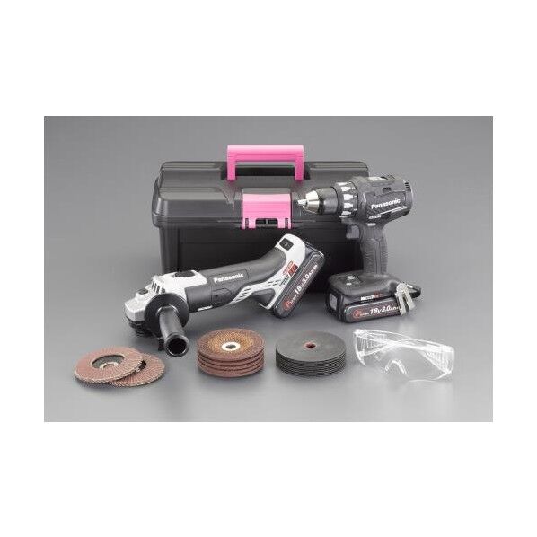 DC 18 V ドライバードリル・グラインダーセット(充電式) EA813PB-211 1