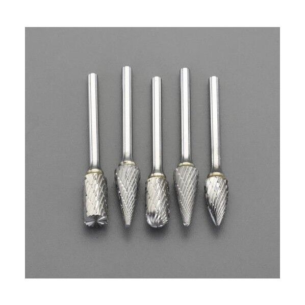 5本組/3mm軸 超硬バーセット