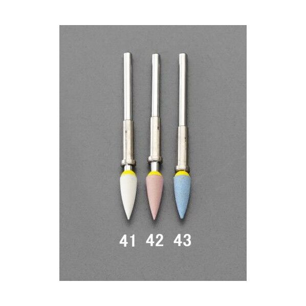 φ4x 13mm ダイヤモンドゴム砥石(細目/3mm軸) EA819DH-41 1