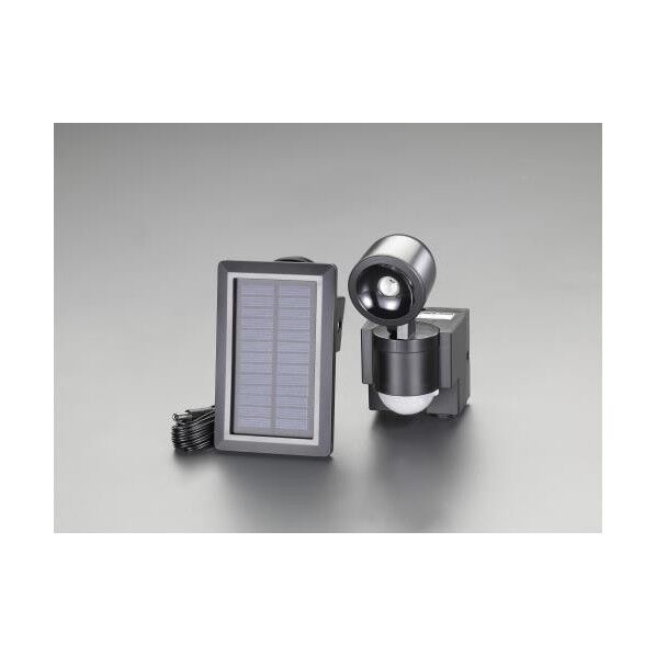 1灯 LEDセンサーライト(ソーラー充電式) EA864CB-43B 1