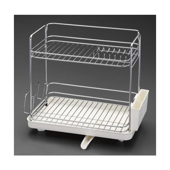 420x295x345mm2段水切り(クリアコート/縦横兼用)