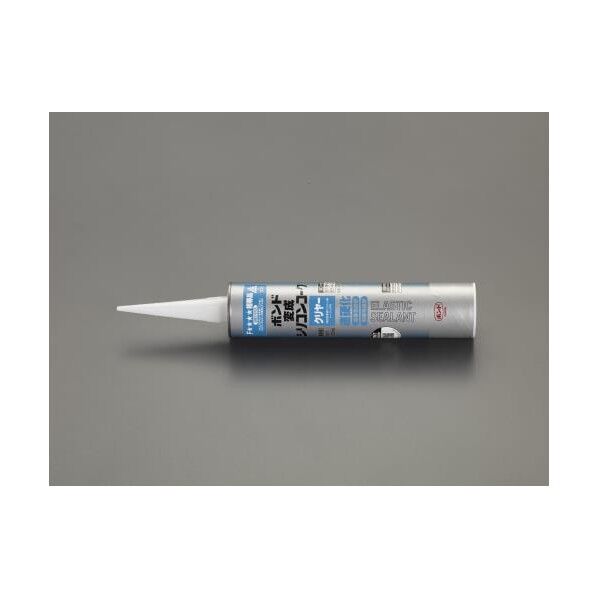 エスコ 変成シリコンコーク(ノンブリード/クリア) 333ml EA930AE-36 1...