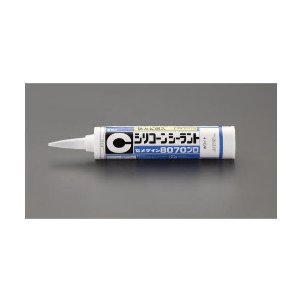 エスコ シリコ-ンシーラント(防カビ剤入・ホワイト/1本) 330ml EA930AN-11 1...