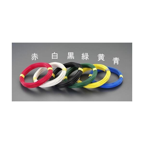 2.0mmx100m IV電線(単線/黄)