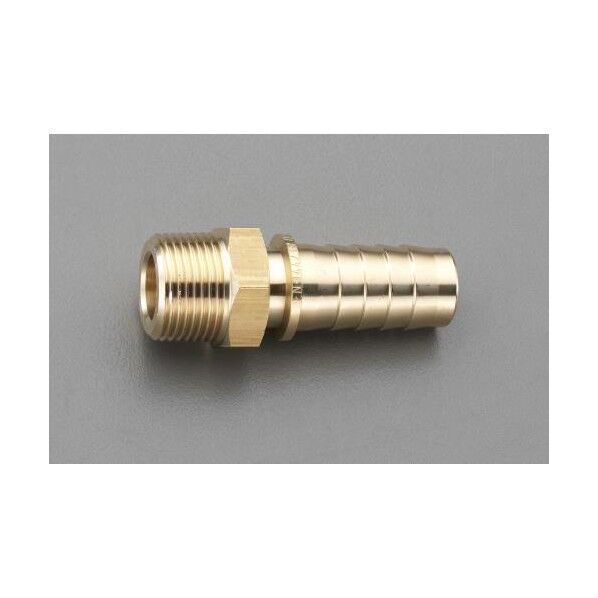 雄ねじステム(スチーム用/真鍮製) R1/2 ×13mm EA141BR-44