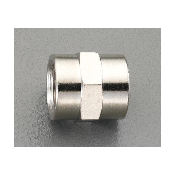 中間ソケット(真鍮製) G1/8 ×G1/8 EA141CE-1