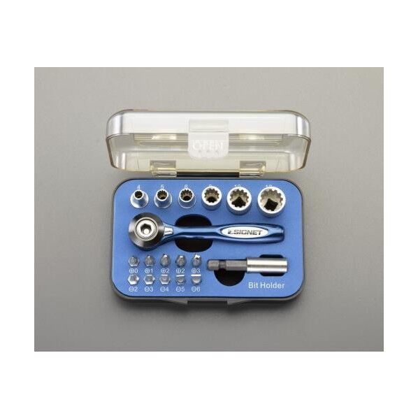 1/4'sq ビット・ソケットセット EA617CJ-20 1個