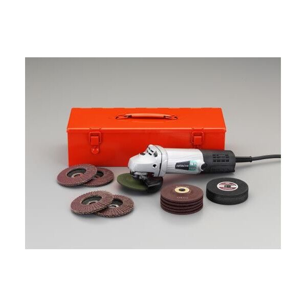 エスコ(esco) 100mm/ 760W ディスクグラインダーセットの通販 エスコ(esco) 100mm/ 760W ディスクグラインダーセットの通販