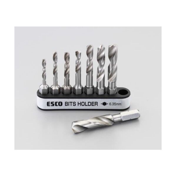 3.0- 8.0mm/8本組 六角軸ドリル