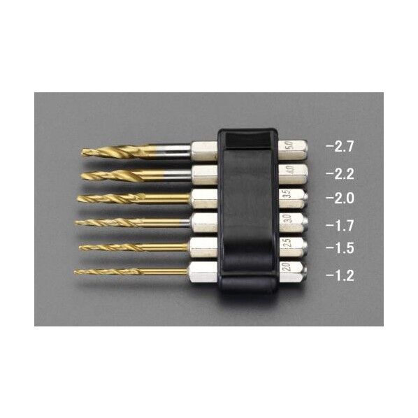 3.5mm 下穴ドリル(1/4'六角軸/チタンコート) EA824DK-2.0 1