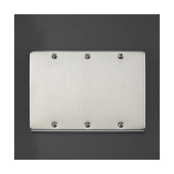 [3連] カバープレート (角型･ステンレス製)