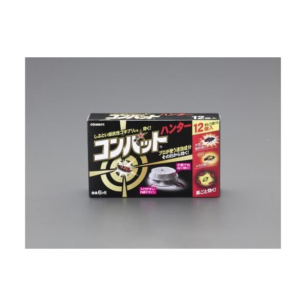 エスコ(esco) ゴキブリ誘引殺虫剤(ブラックキャップ) EA941-12A...