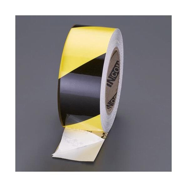 50mmx30m 強力ラインテープ(黄/黒)