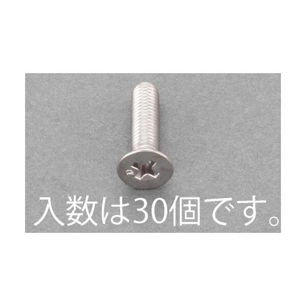 M4x16mm 皿頭小ねじ(ステンレス/有磁性/30本)