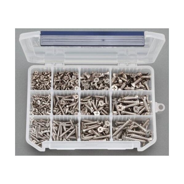 3- 6mm 皿 頭 タッピングビスセット(ステンレス製)