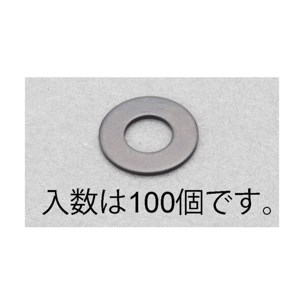 M3 平ワッシャー(ステンレス/黒色/JIS/100枚)