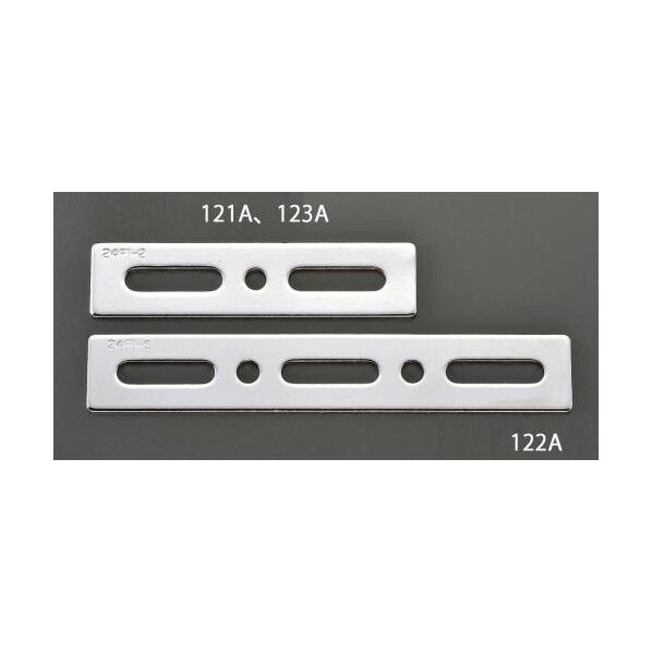 24x100mm フラット型連結金具(スチール製)