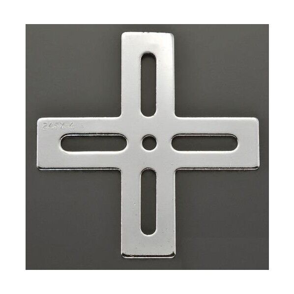 24x105x100mm X型連結金具(スチール製) EA951EA-181A 1