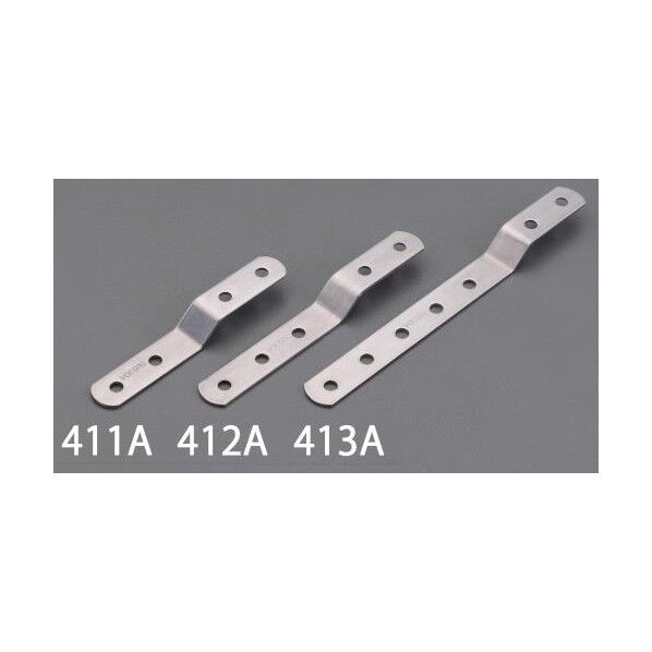 122 x19mm J型連結金具(ステンレス製)