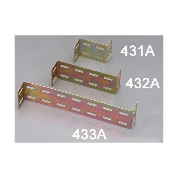 エスコ 103x51x76mm Z型連結金具(スチール製) EA951EA-431A 1...