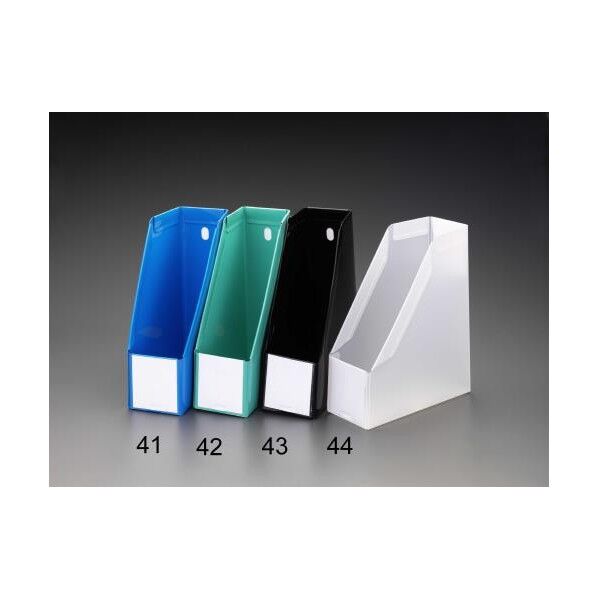 102x265x309mm ファイルスタンド(たて型/ブルー)