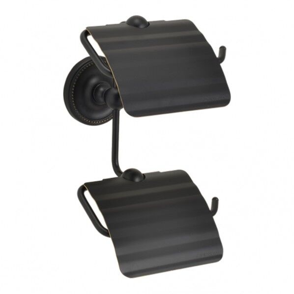 トイレットペーパーホルダー TPH PB W2 BK 黒色 幅140×高さ240×奥行165mm 640462(264-64462) 1個