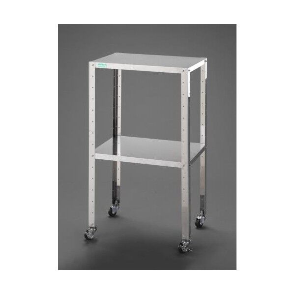 610x410x809mm /2段 ワゴン(ステンレス製) EA956MV-16 1